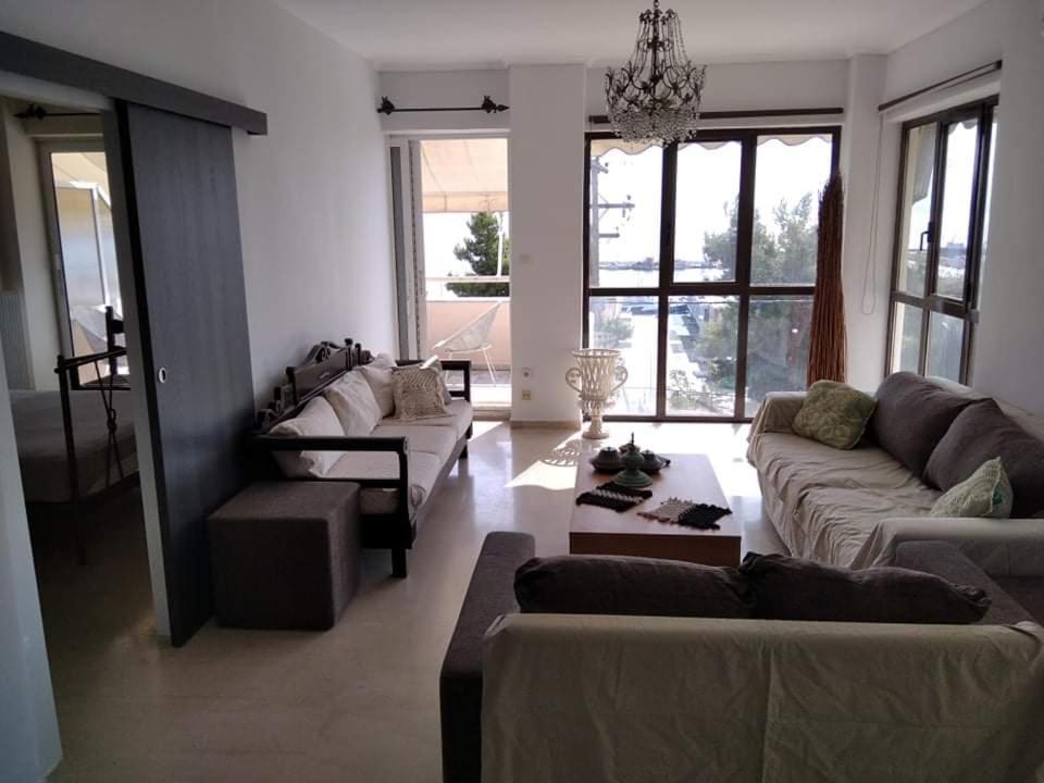 Super View Seafront Apartment Nea Michaniona Extérieur photo